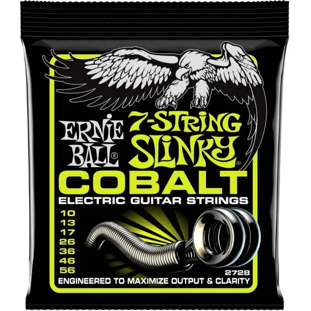 Ernie Ball 2728 7-String Cobalt Regular Slinky